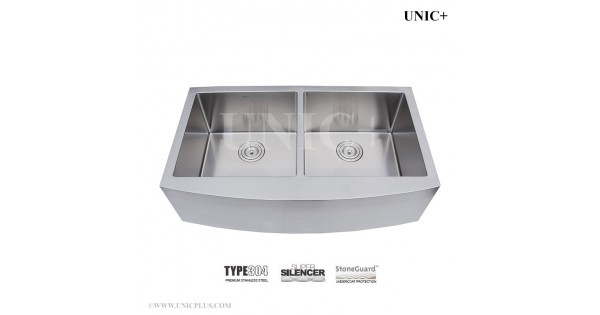 36 Inch Small Radius Stainless Steel Farm Apron Kitchen Sink
