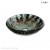 Hand Painted Tempered Glass Bathroom Vessel Sink - BVG004