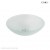 Frosted Tempered Crystal Glass Bathroom Vessel Sink - BVG010