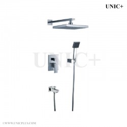 Modern Solid Brass Rain Style Walk In Bathroom Shower Set ( With Tub Filler )- BSS002 in Vancouver