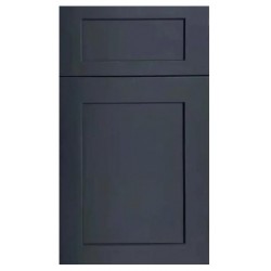 Modern Artisanal Blue Kitchen Cabinet in Vancouver