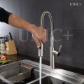 Modern Pull Down Style Solid Brass Kitchen Faucet - KPF007 in Vancouver