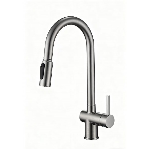 Modern Pull Out Style Solid Brass Kitchen Faucet - KPF1080BN in Vancouver Modern Modern Pull Out Style Solid Brass Kitchen Faucet - KPF1080BN in Vancouver