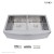 33 Inch Double bowl 50/50 split Small-Radius corners Stainless Steel Farm Apron Kitchen Sink - KAD3321AR