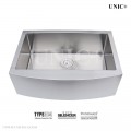 Modern 30 Inch Small Radius Stainless Steel Farm Apron Kitchen Sink - KAR3021 in Vancouver