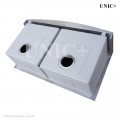 36 Inch Small Radius Stainless Steel Farm Apron Kitchen Sink - KAR3621D in Vancouver Modern 36 Inch Small Radius Stainless Steel Farm Apron Kitchen Sink - KAR3621D in Vancouver
