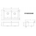 Where to buy 33 Inch Top mount Stainless Steel Farm Apron Kitchen Sink - KTAD3323A in Vancouver