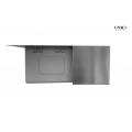 Modern 30 Inch Small Radius Stainless Steel Farm Apron Kitchen Sink - KTAS3023R in Vancouver