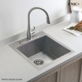 Modern 19 Inch Small Radius Stainless Steel Top Mount Kitchen Sink - KTR1921 in Vancouver