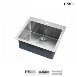 Modern 21 Inch Small Radius Stainless Steel Top Mount Kitchen Sink - KTS2121 in Vancouver