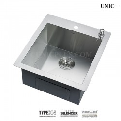 Modern 19 Inch Zero Radius Stainless Steel Top Mount Kitchen Sink - KTS1921 in Vancouver