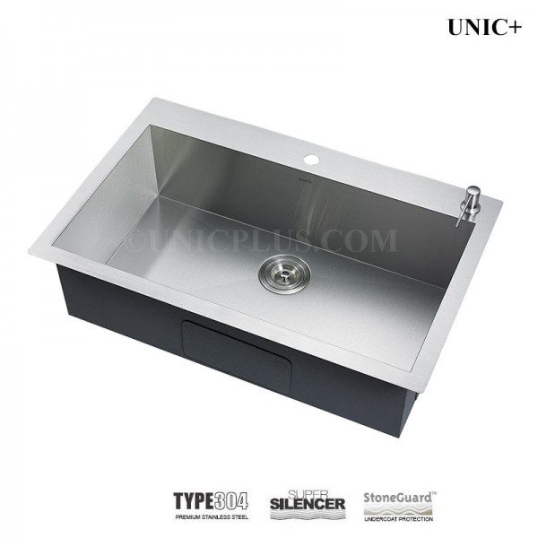 33 Inch Zero Radius Stainless Steel Top Mount Kitchen Sink - KTS3321S in Vancouver Modern 33 Inch Zero Radius Stainless Steel Top Mount Kitchen Sink - KTS3321S in Vancouver