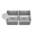 32" Honeycomb style Stainless steel Kitchen Sink Double bowl 5050 Split. in Vancouver Modern 32" Honeycomb style Stainless steel Kitchen Sink Double bowl 5050 Split. in Vancouver