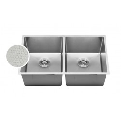 Modern 32" Honeycomb style Stainless steel Kitchen Sink Double bowl 5050 Split. in Vancouver