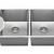 32" Honeycomb style Stainless steel Kitchen Sink Double bowl 5050 Split. 32" Honeycomb style Stainless steel Kitchen Sink Double bowl 5050 Split.