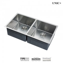 28 Inch double bowl 50/50 Small Radius Style Stainless Steel Under Mount Kitchen Sink - KUD2818A R 28 Inch double bowl 50/50 Small Radius Style Stainless Steel Under Mount Kitchen Sink - KUD2818A R