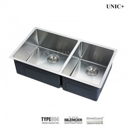 33 Inch Small Radius Style Stainless Steel Under Mount Kitchen Sink - KUD3318B in Vancouver