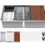 34 Inch double bowl 50/50 Small Radius Style Under Mount Kitchen Sink workstation- KUD3418A TLR