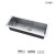 23 Inch Small Radius Style Stainless Steel Under Mount Kitchen Bar Sink - KUS2385 R