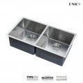 Modern 33 Inch Small Radius Style Stainless Steel Under Mount Kitchen Sink - KUR3318A in Vancouver