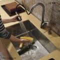 Modern 27 Inch Small Radius Style Stainless Steel Under Mount Kitchen Sink - KUR2718 in Vancouver