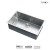 30 Inch single bowl Small Radius Style Stainless Steel Under Mount Kitchen Sink - KUS3018 R