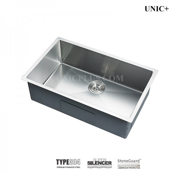 Modern 28 Inch Small Radius Style Stainless Steel Under Mount Kitchen Sink - KUR2818 in Vancouver